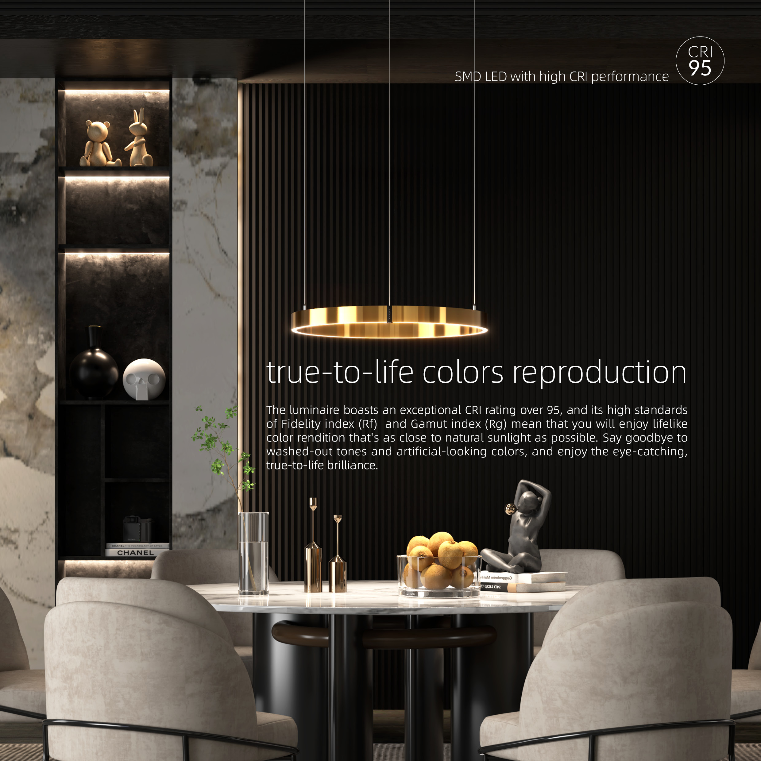 true-to-life colors reproduction