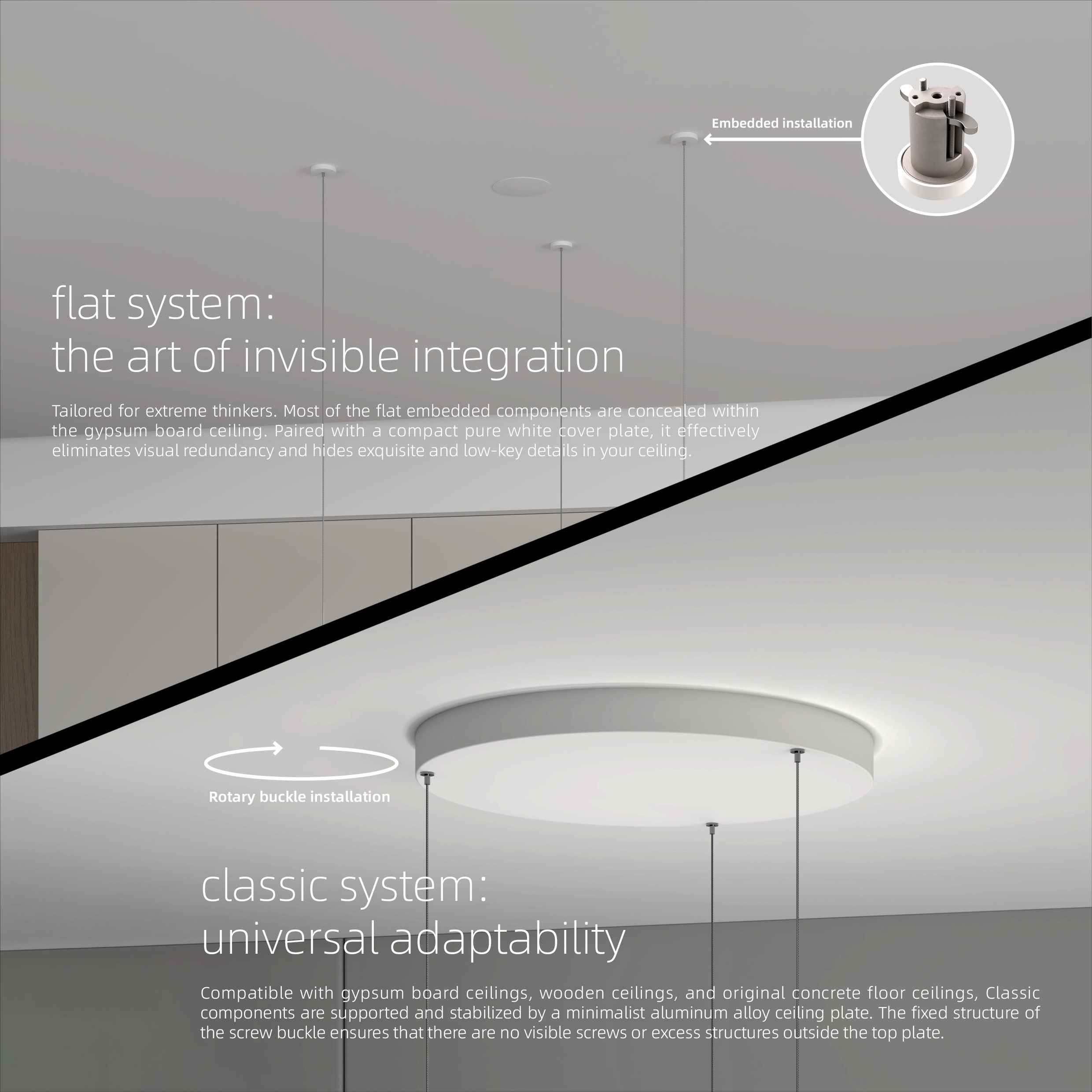 flat system: the art of invisible integration