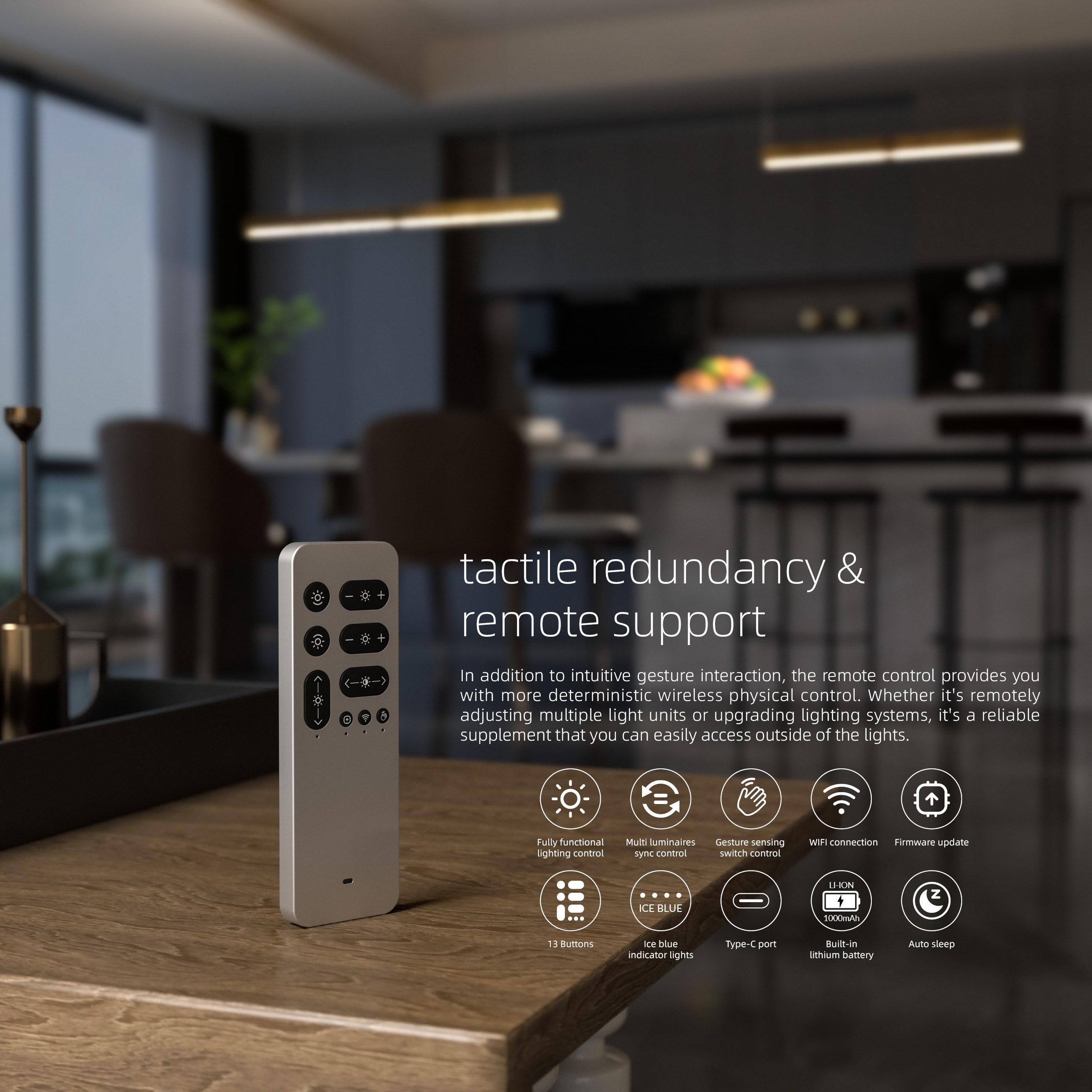 tactile redundancy & remote support