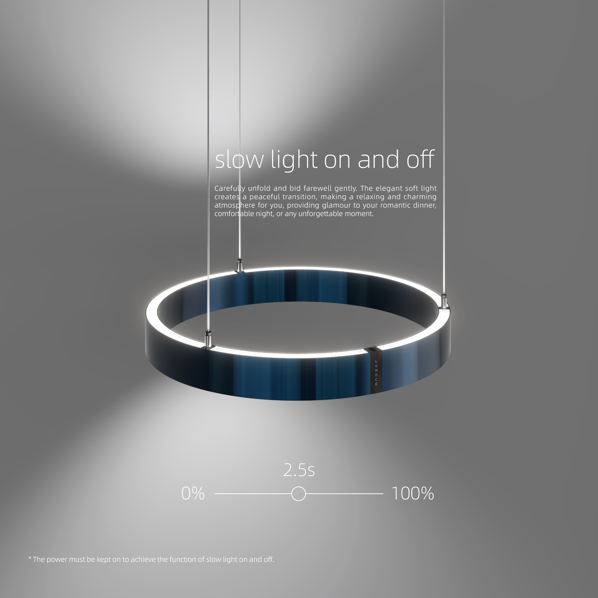 slow light on and off
