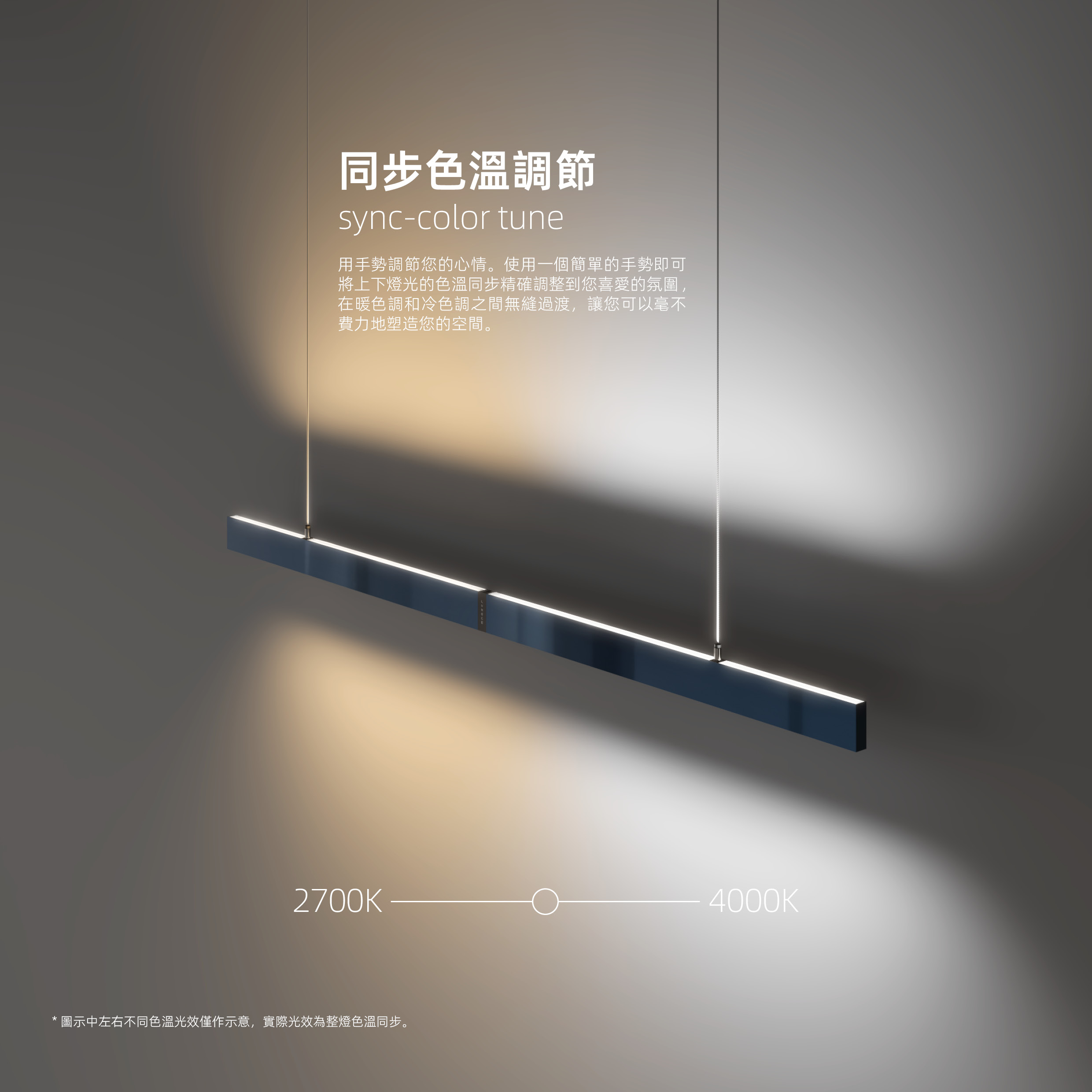 同步色溫調節