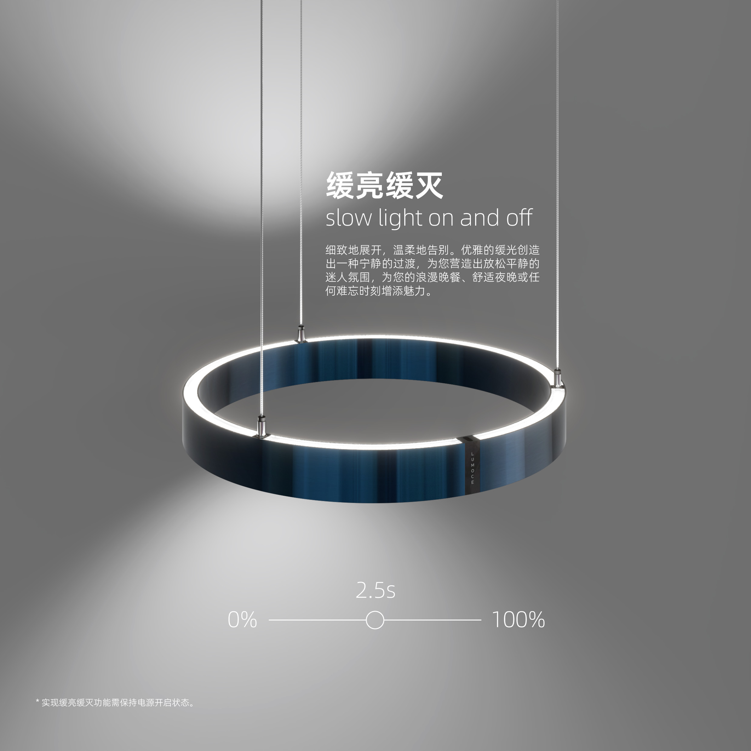 缓亮缓灭